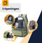 MIRO® Katten Rugzak Transport - Reismand Kat & Hond - Vervoersbox Draag Tas - Hondenrugzak Dieren Reistas - Vervoerstas - Groen
