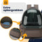 MIRO® Katten Rugzak Transport - Reismand Kat & Hond - Vervoersbox Draag Tas - Hondenrugzak - Dieren Reistas - Vervoerstas - Bruin