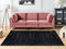 MIRPUR - Shaggy vloerkleed - Zwart - 160 x 230 cm - Polyester