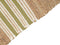 MIRZA - Modern vloerkleed - Beige/Groen - 80 x 150 cm - Jute