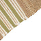 MIRZA - Modern vloerkleed - Beige/Groen - 80 x 150 cm - Jute