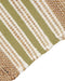 MIRZA - Modern vloerkleed - Beige/Groen - 80 x 150 cm - Jute