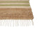 MIRZA - Modern vloerkleed - Beige/Groen - 80 x 150 cm - Jute