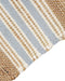 MIRZA - Modern vloerkleed - Beige/Lichtblauw - 80 x 150 cm - Jute