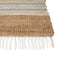 MIRZA - Modern vloerkleed - Beige/Lichtblauw - 80 x 150 cm - Jute