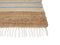 MIRZA - Modern vloerkleed - Beige/Lichtblauw - 80 x 150 cm - Jute