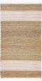 MIRZA - Modern vloerkleed - Beige/Roze - 80 x 150 cm - Jute