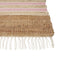 MIRZA - Modern vloerkleed - Beige/Roze - 80 x 150 cm - Jute