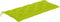 vidaXL - Tuinbankkussen - 120x(50+50)x7 - cm - oxford - stof - felgroen