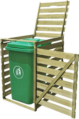 vidaXL - Containerberging - enkel - 240 - L - geïmpregneerd - hout
