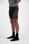 Rogelli Fuse - Korte Fietsbroek - Met Bretels - Zwart Rood - Maat L