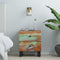 vidaXL - Nachtkastje - 40x33x46 - cm - massief - gerecycled - hout