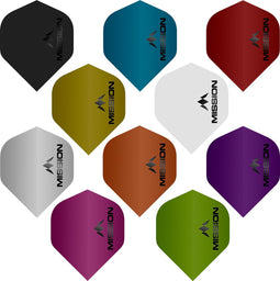 Mission Logo Std NO2 Matte Blue - Dart Flights