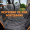 Mister Mill Hondendeken Auto Achterbank en Kofferbak - Hondenkleed - Beschermhoes - Autodeken Hond Achterbank - Zwart Oranje - 137 X 147 CM inclusief Hondenriem Gordel