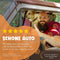 Mister Mill Hondendeken Auto Achterbank en Kofferbak - Hondenkleed - Beschermhoes - Autodeken Hond Achterbank - Zwart Oranje - 137 X 147 CM inclusief Hondenriem Gordel