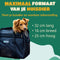 Mister Mill Huisdiertas - Reistas Kat - Reistas Hond - Schoudertas voor Honden en Katten - Reismand Kat - Kattentas Transporttas Hondendraagtas - Hondendrager Zwart met Botjes Print