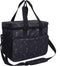 Mister Mill Reistas Hond Kat - Trainingstas - Transporttas - Bagage Organizers - Travelbag Pets - Zwart/Grijs met Botjes print