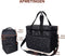 Mister Mill Reistas Hond Kat - Trainingstas - Transporttas - Bagage Organizers - Travelbag Pets - Zwart/Grijs met Botjes print