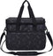 Mister Mill Reistas Hond Kat - Trainingstas - Transporttas - Bagage Organizer - Travelbag Pets - Zwart met Grijze Botjes print