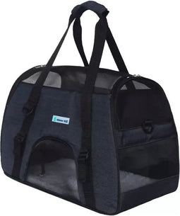 Mister Mill Reistas Kat - Hondentas - Zwart - tot 8 kg - 32 x 16 x 25 cm