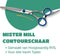 Mister Mill Uitdunschaar - Contourschaar - Honden Schaar - Trimschaar voor Honden - Schaar Hond - Coupeschaar - Scharen Trimmen Hond