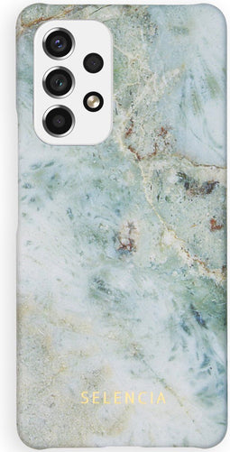 Selencia Hoesje Geschikt voor Samsung Galaxy A53 Hoesje - Selencia Maya Fashion Backcover - blauw