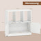 Coast Boekenkast - 3 Vakken en 2 Deuren - 70 x 30 x 70 cm - Wit