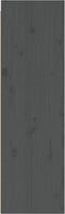 vidaXL - Wandkast - 30x30x100 - cm - massief - grenenhout - grijs