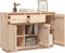 vidaXL - Dressoir - 110x34x75 - cm - massief - grenenhout