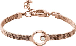 Skagen Elin SKJ0851791 - Damesarmband - Verstelbaar van 165 mm tot 205 mm - Roségoudkleurig