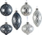 Mix glas d8 cm zilver a6 kerst