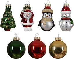 Mix hangers Sneeuwman glas