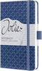 Sigel - notitieboek - Jolie Flair - A6 - hardcover - 174 pagina's - lijn - 80 grams papier - Indigo blauw - SI-JN100