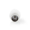 Nedis IEC (Coax) Connector - Recht - Female / Male - Vernikkeld - 75 Ohm - Schroef - Diameter kabelinvoer: 7.0 mm - Metaal / Polyvinylchloride (PVC) - Wit - 2 Stuks - Doos