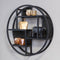 Luna Wandrek Rond 75 cm Zwart Mangohout