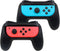 Somstyle Grip Set geschikt voor Nintendo Switch Joy-Con Controller - Gamepad Houder Hoesje - 2 Stuks - Zwart