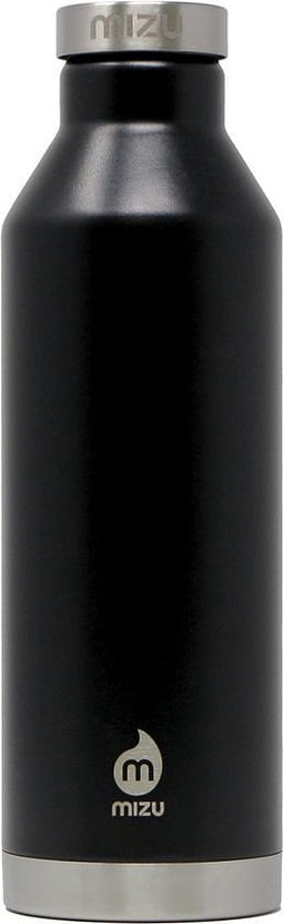 MIZU Thermosfles RVS V8 Black 750 ml Duurzame Isolerende Drinkfles Zwart