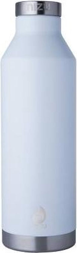 MIZU V8 Insulated Bottle with Stainless Steel Cap 750ml, enduro white