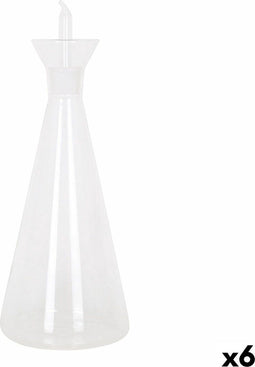 Flesje La Mediterránea 1 L Borosilicaatglas (6 Stuks)