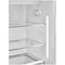 Smeg FAB28RDLB5 - Vrijstaande koelkast - 244/26 liter - Jaren '50 - Zwart