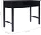 vidaXL - Schrijftafel - 110x45x76 - cm - hout - zwart