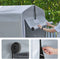 SoBuy KLS11-K - Tuinschuur - Waterdicht - Zilver - 120x176x163 cm