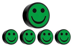 Smit Visual - Magneet smiley 35mm groen 5 stuks