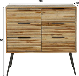 AnLi Style Ladekast 6L Teca strip
