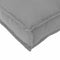 Palletkussen voor zitting Grijs 60 x 60 x 12 cm Oxford stof