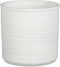Mica Decorations Momo Bloempot - 19x19x18 cm - Terracotta - Wit