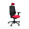 Bureaustoel Piqueras y Crespo D036G2W Rood