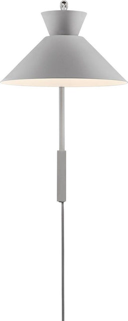 Nordlux Dial - Wandlamp E27 - Scandinavisch design - Grijs