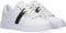 GUESS Reel Active Lady - Lage Sneakers - Lederlook met lakdetails - Wit