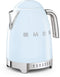 Smeg KLF04PBEU - Waterkoker - 1,7l - 2400W - Instelbare temperatuur - Roestvaststaal (Inox)